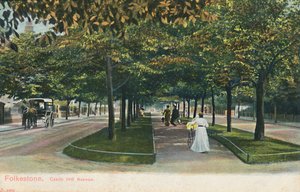 Folkestone. Castle Hill Avenue, koniec XIX-początek XX wieku autorstwa Unbekannt