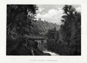 Forge Valley, Yorkshire, 1896 autorstwa Unbekannt