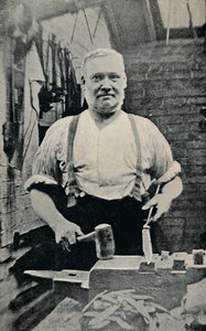 Kucie ostrza, c1917 autorstwa Unbekannt