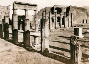 Forum trójkątne, Pompeje, Włochy, ok. 1900 autorstwa Unbekannt