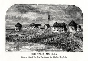 Fort Garry, Manitoba, Kanada, koniec XIX wieku autorstwa Unbekannt