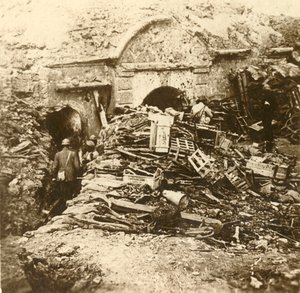 Fort Souville, Verdun, północna Francja, c1914-c1918 autorstwa Unbekannt