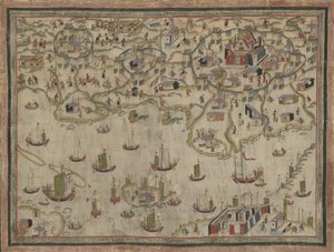 Forty Zeelandia i Provintia oraz miasto Tainan, XIX wiek. autorstwa Unbekannt