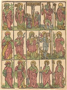Czternastu świętych pomocniczych, c. 1500. autorstwa Unbekannt