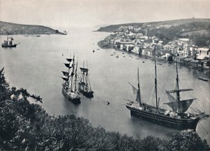Fowey - Wejście do portu, 1895 autorstwa Unbekannt