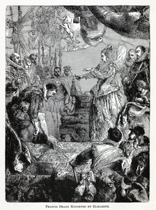Francis Drake z tytułem rycerza Elżbiety, 1882 r autorstwa Unbekannt