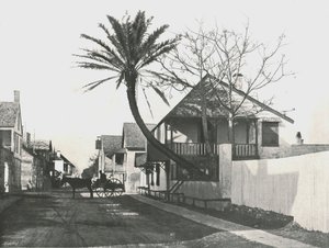 Francis Street, St Augustine, USA, 1895. autorstwa Unbekannt