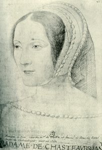 Françoise de Foix, hrabina Châteaubriant, początek XVI wieku, 1907. autorstwa Unbekannt