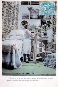 Pocztówka francuska, ok. 1900 autorstwa Unbekannt