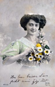 Pocztówka francuska, ok. 1900 autorstwa Unbekannt