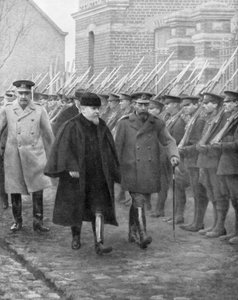 Prezydent Francji Raymond Poincare i król Jerzy V, grudzień 1914. autorstwa Unbekannt