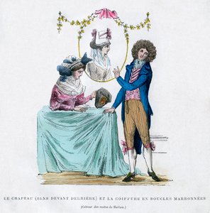Francuska moda i fryzura, początek XIX wieku 1882-1884 autorstwa Unbekannt