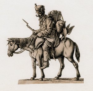 Żołnierz francuski, XIX w. autorstwa Unbekannt