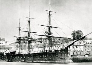Francuski okręt wojenny, lOcean, 1868 autorstwa Unbekannt