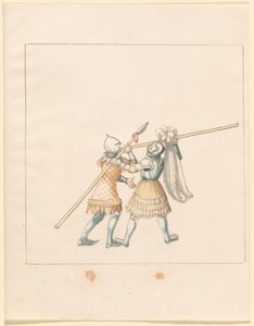 Freydal, Księga potyczek i turnieju cesarza Maksymiliana I: Walki... Tablica 150, c1515. autorstwa Unbekannt