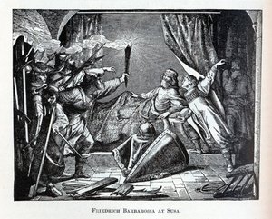 Fryderyk Barbarossa w Suzie, 1882 r. autorstwa Unbekannt