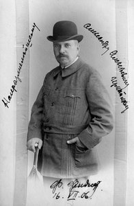 Friedrich Fiodor Fiedler, tłumacz poezji rosyjskiej, ok. 1906 autorstwa Unbekannt