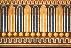 Fryz z grobowca François Tomba François w Vulci, Włochy, 1928. autorstwa Unbekannt