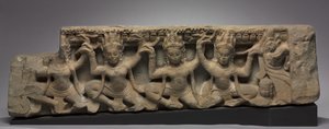 Fryz z Apsaras, koniec 1100 roku. autorstwa Unbekannt