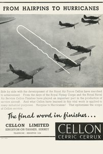 Od spinek do włosów po huragany – Cellon Limited, 1941. autorstwa Unbekannt
