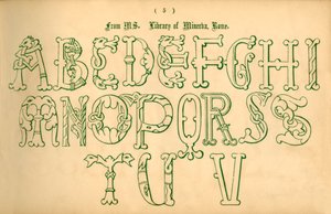 Od MS. Biblioteka Minerwy, Rzym, 1862. autorstwa Unbekannt