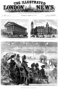 Pierwsza strona The Illustrated London News, 1887 autorstwa Unbekannt