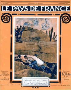 Przednia okładka Le Pays de France, 9 września 1915 r autorstwa Unbekannt