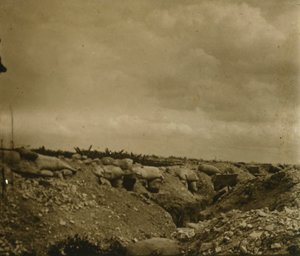 Linia frontu, Jonchery, północna Francja, c1914-c1918 autorstwa Unbekannt
