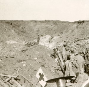 Linia frontu, Sailly-Saillisel, północna Francja, c1914-c1918 autorstwa Unbekannt