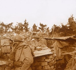 Linia frontu, Verdun, północna Francja, 1916 autorstwa Unbekannt