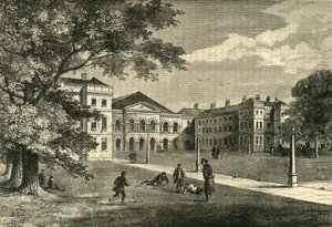 Front Szpitala Podrzutków, ok. 1876 r. autorstwa Unbekannt