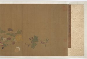 Owoce, warzywa, kwiaty i owady, dynastia Ming, 1368-1644. autorstwa Unbekannt