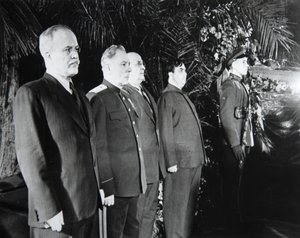 Pogrzeb Józefa Stalina, Moskwa, ZSRR, marzec 1953 autorstwa Unbekannt