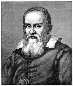 Galileo Galilei 1564-1642, 1882 autorstwa Unbekannt