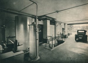 Garaż prywatnego domu w Garches pod Paryżem. Architekci, Le Corbusier i Pierre Jeanneret, 1 autorstwa Unbekannt