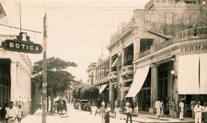 Ulica Garcia, Guantanamo, Kuba, ok. 1900 autorstwa Unbekannt
