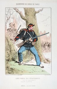 Mobilna Gwardia Departamentów, Oblężenie Paryża, 1870-1871 autorstwa Unbekannt