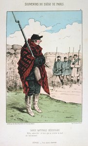 Siedząca Gwardia Narodowa, Oblężenie Paryża, 1870-1871 autorstwa Unbekannt