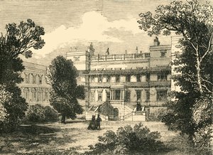 Ogród Front Northumberland House, 1881. autorstwa Unbekannt