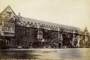 Front ogrodu, St Johns College, Oxford, Oxfordshire, koniec XIX lub początek XX wieku autorstwa Unbekannt