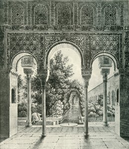 Ogród Generalife, XIX w., 1907. autorstwa Unbekannt