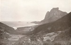 Góra Gavea i południowy Atlantyk, 1914 autorstwa Unbekannt
