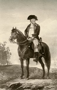 Generał Israel Putnam, pokazujący mundur żołnierza kontynentalnego, ok. 1770, 1937. autorstwa Unbekannt