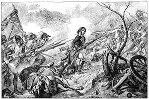 Generał Joubert w bitwie pod Rivoli, 14 stycznia 1797 1882-1884 autorstwa Unbekannt