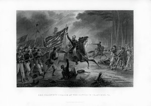 Generał Kearnys Charge, Bitwa pod Chantilly, Wirginia, 1 września 1862, 1862-1867 autorstwa Unbekannt