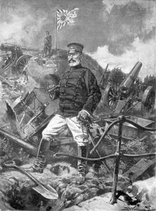 Generał Nogi, dowódca japoński, wojna rosyjsko-japońska, 1904-5 autorstwa Unbekannt