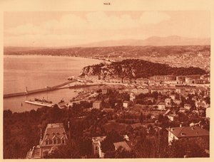 Widok ogólny Nicei, 1930. autorstwa Unbekannt