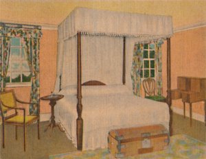 Sypialnia generała Waszyngtona, 1946 autorstwa Unbekannt