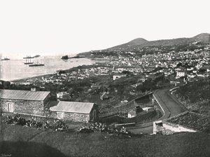 Widok ogólny Funchal, Madera, Portugalia, 1895. autorstwa Unbekannt