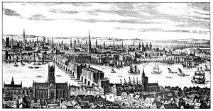 Widok ogólny Londynu, 1666, 1909 autorstwa Unbekannt